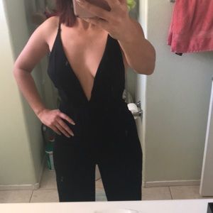 Black jump suit